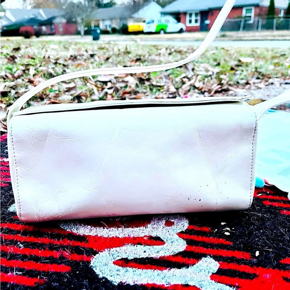 Authentic White Leather HOBO Purse